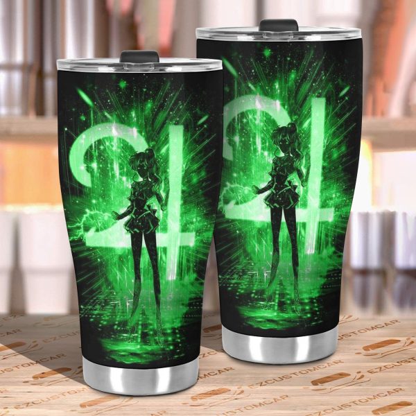 sailor moon car accessories anime car tumblers cup sailor jupiter and symbol 47vly