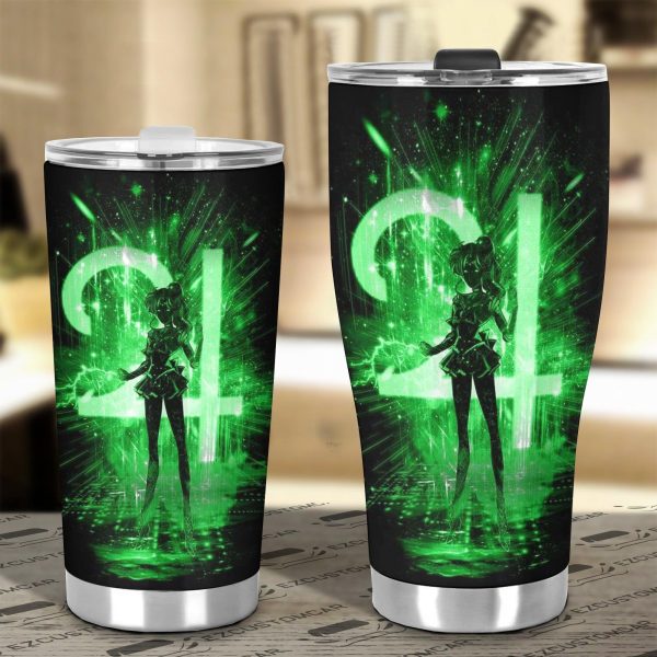 sailor moon car accessories anime car tumblers cup sailor jupiter and symbol re951