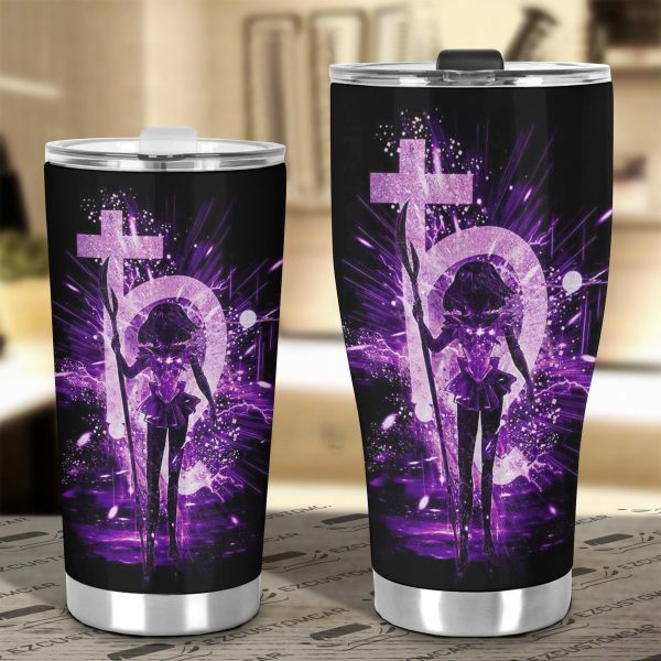 sailor moon car accessories anime car tumblers cup sailor saturn and symbol q6xfg