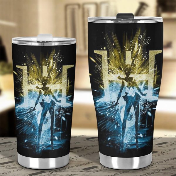 sailor moon car accessories anime car tumblers cup sailor uranus and symbol mxrbs