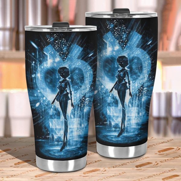 sailor moon car accessories anime car tumblers cup sailor venus and symbol btnqb