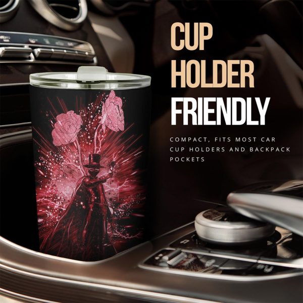 sailor moon car accessories anime car tumblers cup tuxedo mask and rose ddbk4