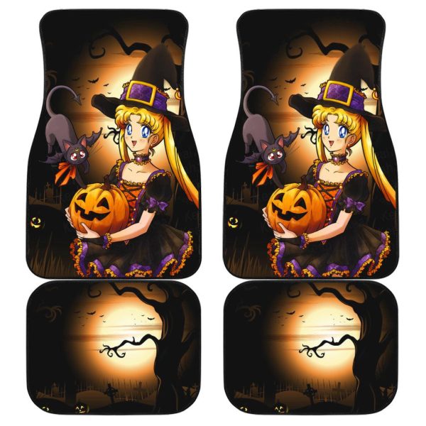 Sailor Moon Sailor Saturn Car Floor Mats Halloween Decor For Cars