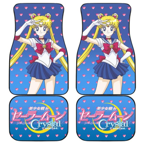 Sailor Moon Symbol Art Car Floor Mats Manga Fan Gift