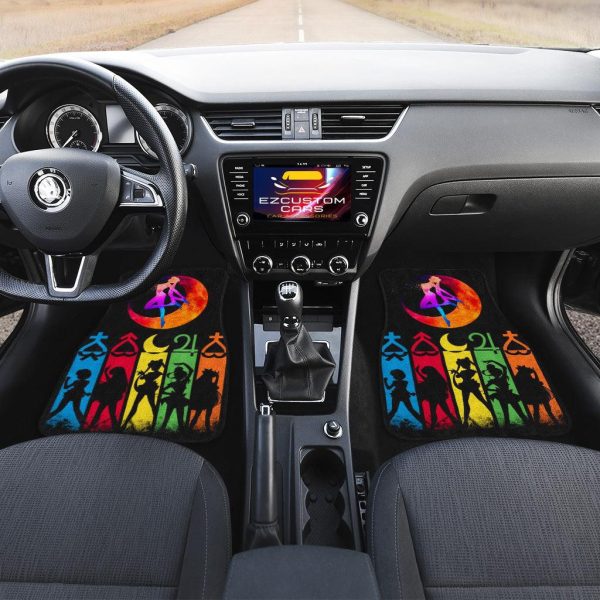 sailor moon car mats anime car accessories sailor moon team manga art mqjk5