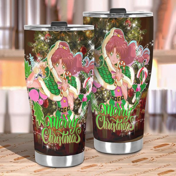 sailor moon christmas car accessories anime car tumblers cup sailor jupiter okrab
