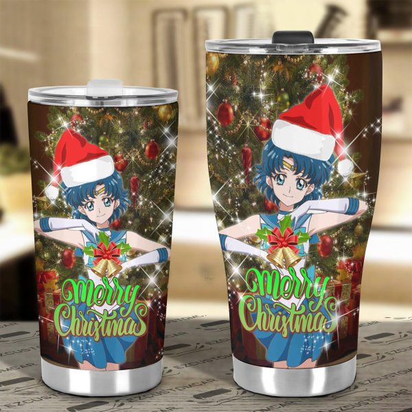 sailor moon christmas car accessories anime car tumblers cup sailor mercury dok1v