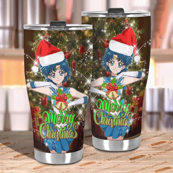 sailor moon christmas car accessories anime car tumblers cup sailor mercury jtzvn