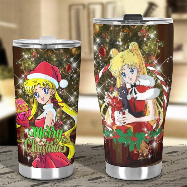 sailor moon christmas car tumblers cup car accessories christmas gifts o2hbd