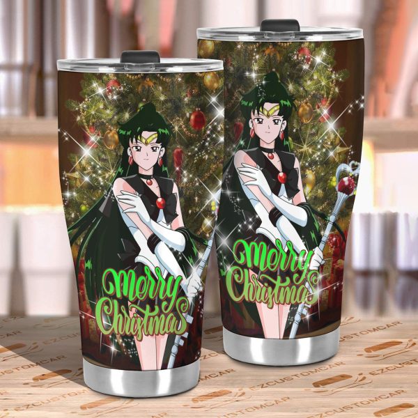 sailor moon christmast car accessories anime car tumblers cup sailor pluto bxuxk