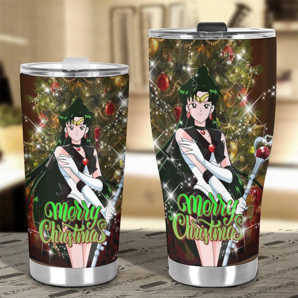 sailor moon christmast car accessories anime car tumblers cup sailor pluto f4y5e