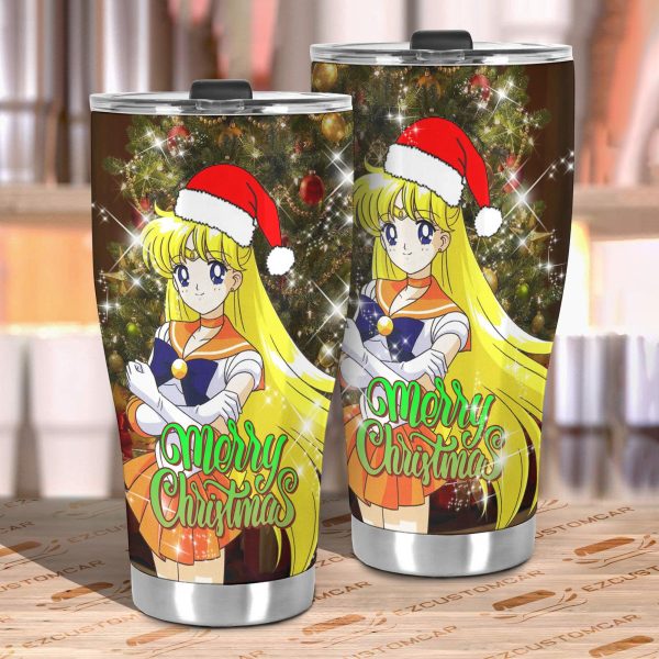 sailor moon christmast car accessories anime car tumblers cup sailor venus ldjp0