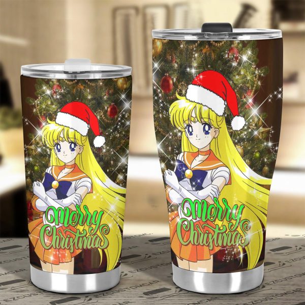 sailor moon christmast car accessories anime car tumblers cup sailor venus utvyg