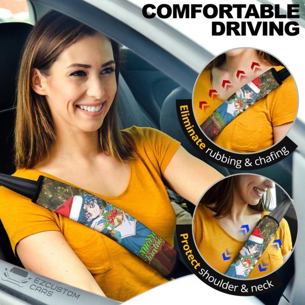 Sailor Moon Christmast Car Accessories Anime Seat Belt Covers Sailor Pluto