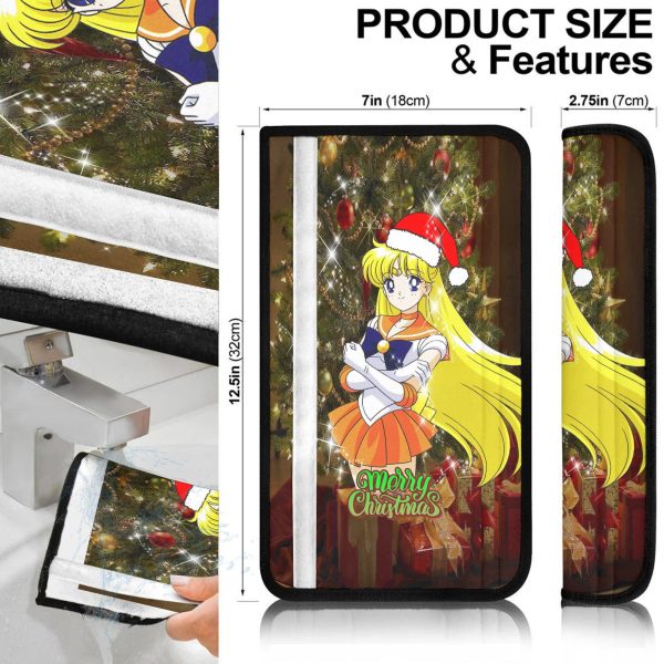 sailor moon christmast car accessories anime seat belt covers sailor venus zn4gt