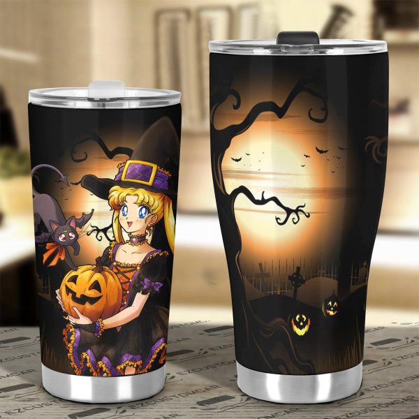 sailor moon halloween car accessories anime car tumblers cup sailor moon and mouse vtr8r