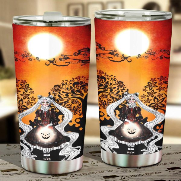 Sailor Moon Halloween Car Accessories Anime Car Tumblers Cup Sailor Moon Character