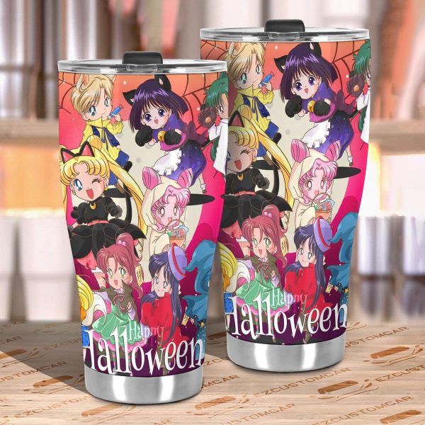 sailor moon halloween car accessories anime car tumblers cup sailor moon character 14a49