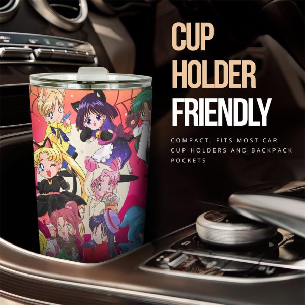 sailor moon halloween car accessories anime car tumblers cup sailor moon character bx3up