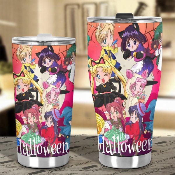 sailor moon halloween car accessories anime car tumblers cup sailor moon character lrnv6