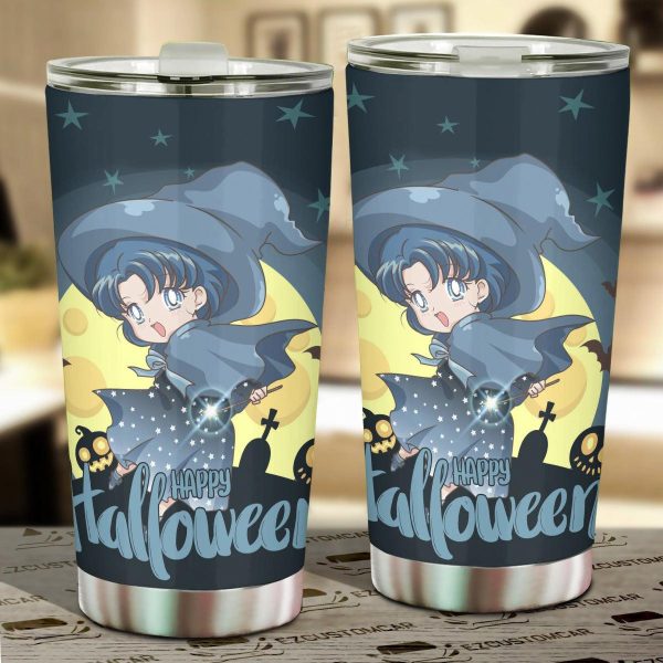 Sailor Moon Halloween Car Accessories Anime Car Tumblers Cup Sailor Chibi Moon