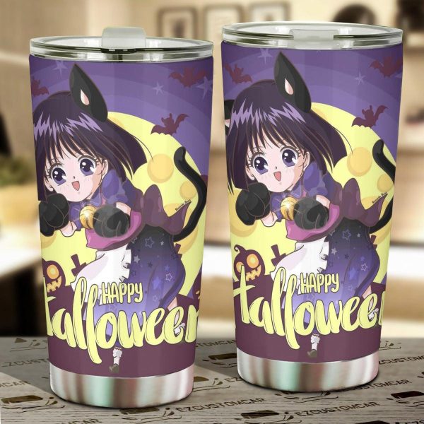Sailor Moon Halloween Car Accessories Anime Car Tumblers Cup Sailor Neptune
