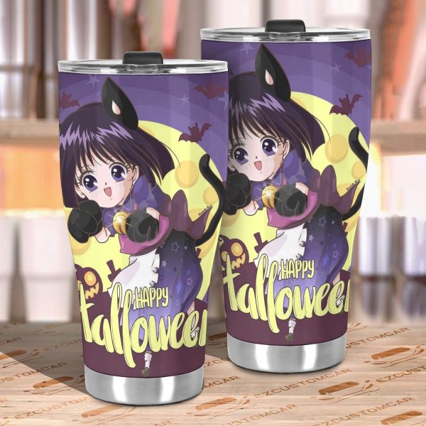 sailor moon halloween car accessories anime car tumblers cup sailor saturn txenp