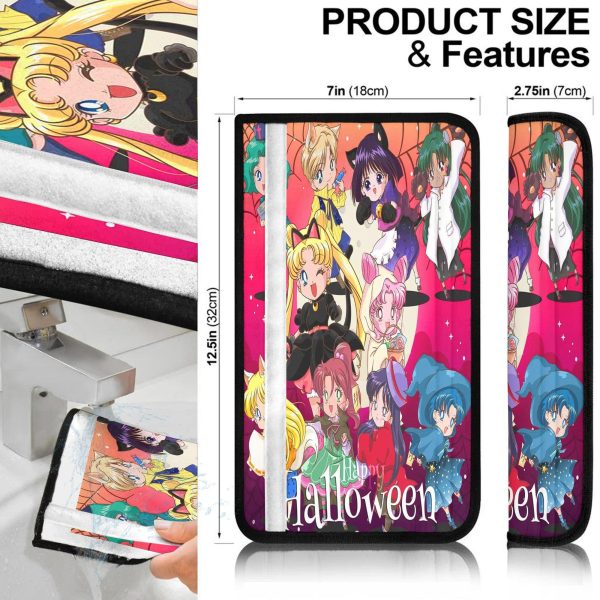 sailor moon halloween car accessories anime seat belt covers sailor moon character d6zsz
