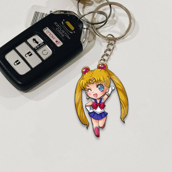 sailor moon keychains custom sailor moon anime car accessories mvtvs