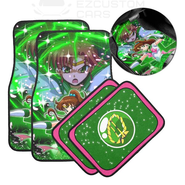 sailor moon sailor jupiter car floor mats anime car accessories wp42r