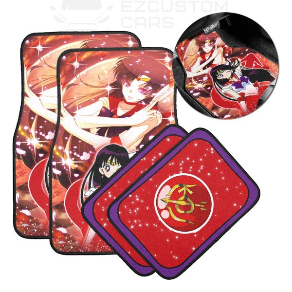 sailor moon sailor mars car floor mats anime car accessories auivw
