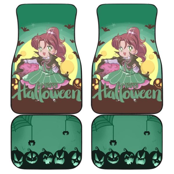 Sailor Moon Sailor Pluto Car Floor Mats Halloween Decor For Cars