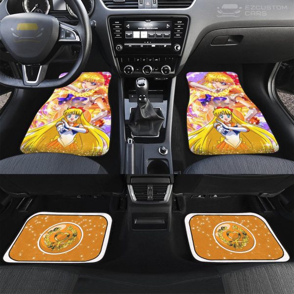 sailor moon sailor venus car floor mats anime car accessories xdmin