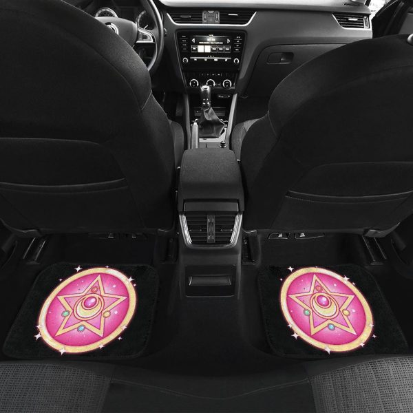 sailor moon symbol art car floor mats manga fan gift 0mmld