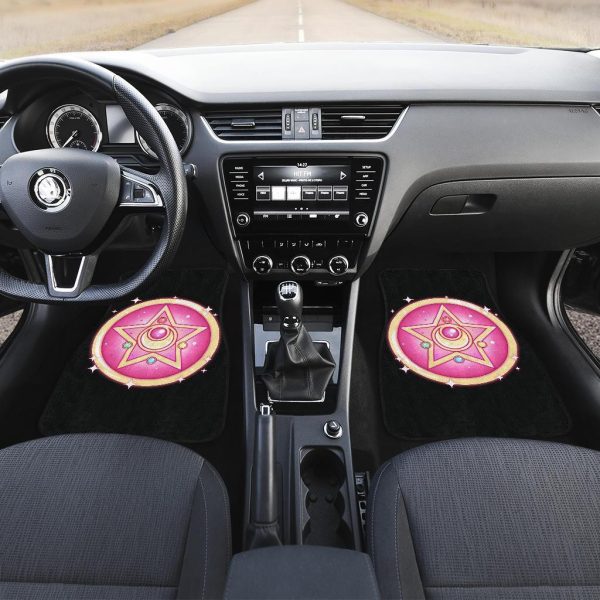 sailor moon symbol art car floor mats manga fan gift eonkv