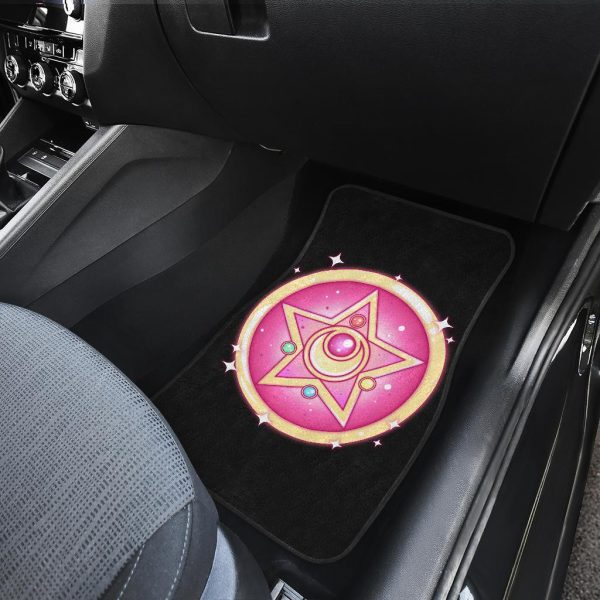 sailor moon symbol art car floor mats manga fan gift qrjys