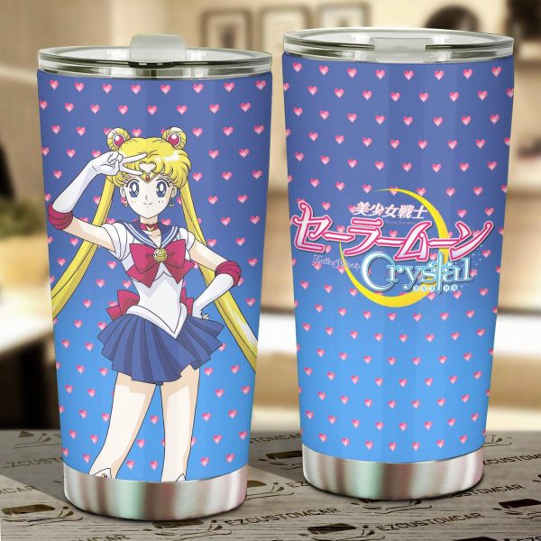 Sailor Moon Tumbler Cup Anime Car Accessories Sailor Saturn