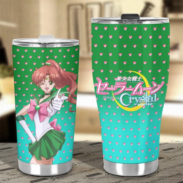 sailor moon tumbler cup anime car accessories sailor jupiter dbjfd
