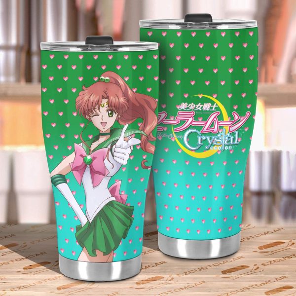 sailor moon tumbler cup anime car accessories sailor jupiter ucodx