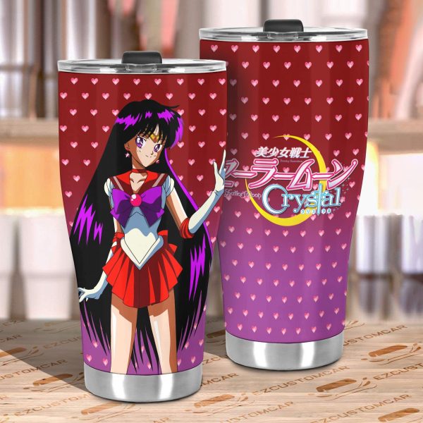 sailor moon tumbler cup anime car accessories sailor mars 0knwz