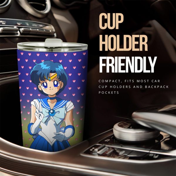 sailor moon tumbler cup anime car accessories sailor mercury bd4kh