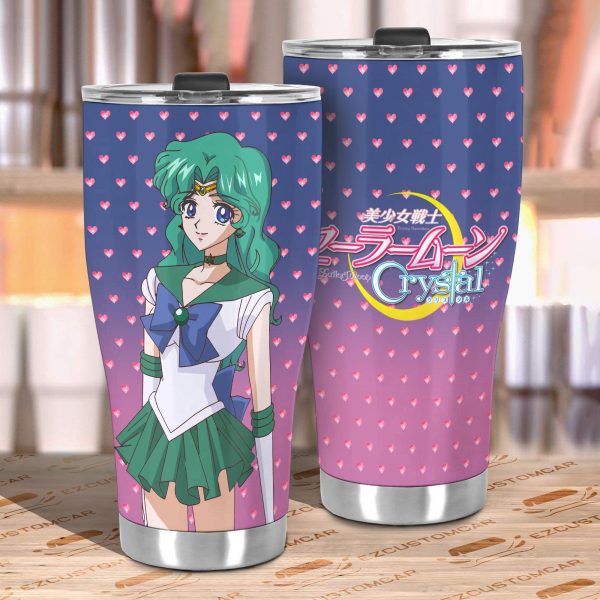 sailor moon tumbler cup anime car accessories sailor neptune qiqnd