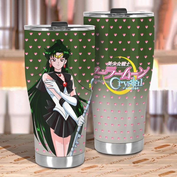 sailor moon tumbler cup anime car accessories sailor pluto 5z5lm