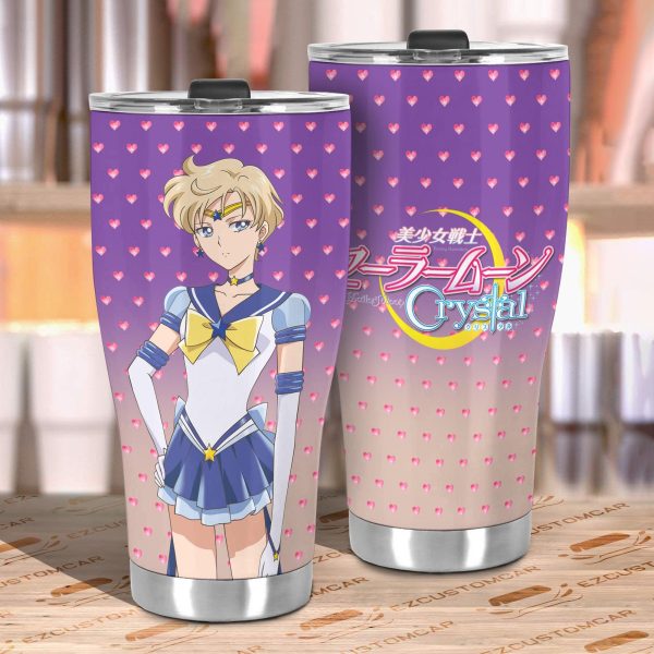 sailor moon tumbler cup anime car accessories sailor uranus kvp9y