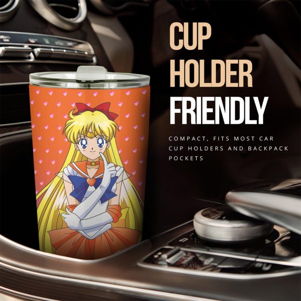 sailor moon tumbler cup anime car accessories sailor venus vwwiu