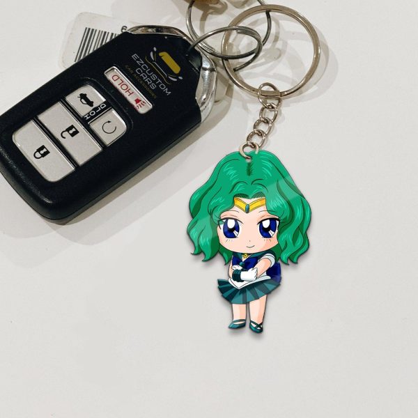 sailor neptune car accessories custom sailor moon anime keychains 8cdv7