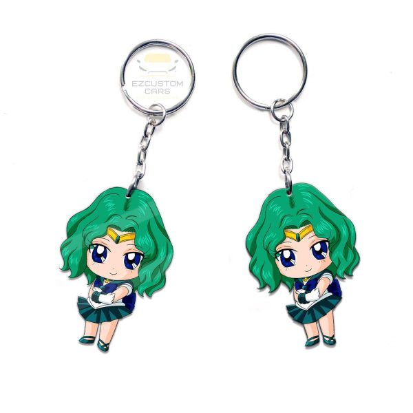 sailor neptune car accessories custom sailor moon anime keychains jblef