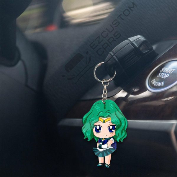 sailor neptune car accessories custom sailor moon anime keychains wsmbe
