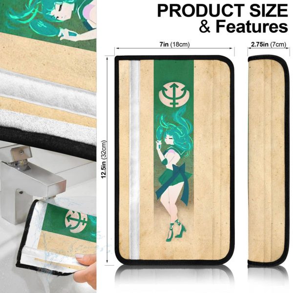sailor neptune seat belt covers custom sailor moon car accessories ricpl
