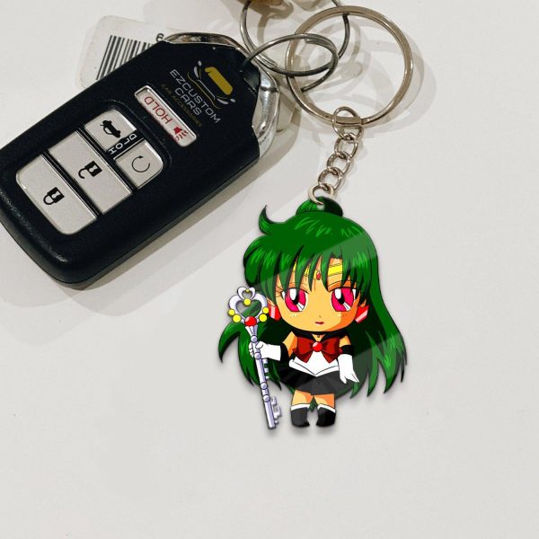 sailor pluto car accessories custom sailor moon anime keychains 1e2ld